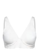 Sloggi Zero Microfibre 2.0 Soft Bra Lingerie Bras & Tops Soft Bras Non Wired Bras White Sloggi