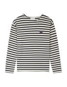 Colombier Patch Coeur/Gots Designers T-Langærmet Skjorte Navy Maison Labiche Paris