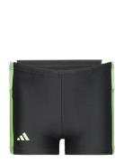 Adidas Colorblock 3-Stripes Swim Boxer Sport Swimshorts Black Adidas Performance