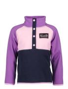 Monte Kids Half Bu 3 Sport Fleece Outerwear Fleece Jackets Purple Didriksons