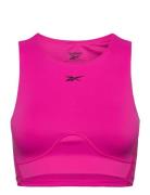 Lux Contour Crop Sport Crop Tops Sleeveless Crop Tops Pink Reebok Performance