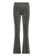 Layla Low Rise Pocket Bottoms Trousers Joggers Green Juicy Couture