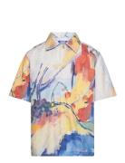 Jorlandscape Shirt Ss Jnr Tops Shirts Short-sleeved Shirts Multi/patterned Jack & J S