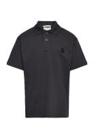 Over Polo Shirt Tops T-shirts Polo Shirts Short-sleeved Polo Shirts Grey Tom Tailor