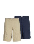 Jpstcole Jjcampaign Short 2Pk Mp Bottoms Shorts Cargo Shorts Navy Jack & J S