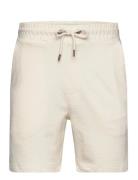 Calton Structured Shorts Bottoms Shorts Sweat Shorts Cream Clean Cut Copenhagen