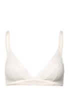 Ll Triangle Lingerie Bras & Tops Soft Bras Non Wired Bras White Tommy Hilfiger