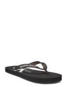 Beach Sandal Monologo Tpu Shoes Summer Shoes Sandals Flip Flops Black Calvin Klein