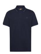 Tipped Pique Short Sleeve Polo Designers Polos Short-sleeved Blue Timberland