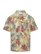 Geel Shirt Tops Shirts Short-sleeved Shirts Multi/patterned Grunt