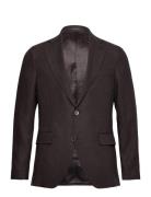 Fogerty Blazer Designers Blazers Single Breasted Blazers Brown Oscar Jacobson