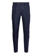 Denz Trousers Designers Trousers Formal Navy Oscar Jacobson