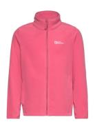 Taunus Jacket K Sport Fleece Outerwear Fleece Jackets Pink Jack Wolfskin