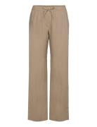 Hoys Straight String Pants 14329 Bottoms Trousers Linen Trousers Beige Samsøe Samsøe