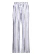 Hoys Straight String Pants 14329 Bottoms Trousers Linen Trousers Multi/patterned Samsøe Samsøe