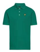 Plain Polo Shirt Tops T-shirts Polo Shirts Short-sleeved Polo Shirts Green Lyle & Scott