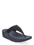 Lulu Opul Toe-Post Sandals Shoes Summer Shoes Sandals Flip Flops Navy FitFlop