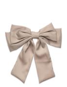 Pcella Bow Hairclip D2D Accessories Hair Accessories Hair Pins Beige Pieces