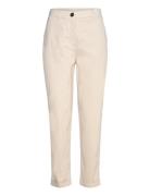 Emmafv Bottoms Trousers Chinos Cream FIVEUNITS