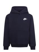 Nike Sportswear Club Pullover Hoodie Tops Sweatshirts & Hoodies Hoodies Black Nike