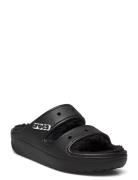 Classic Cozzzy Sandal Slippers Hjemmesko Black Crocs