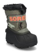 Toddler Snow Commander Boot Sport Winter Boots Winter Boots W. Velcro Khaki Green Sorel