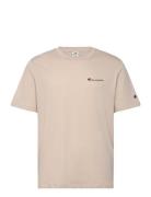 Ss Tee Tops T-Kortærmet Skjorte Beige Champion