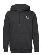 Ua Icon Fleece Hoodie Tops Sweatshirts & Hoodies Hoodies Black Under Armour