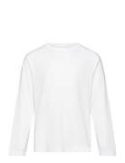 Nkmvobbo Ls Nreg Top Noos Tops T-shirts Long-sleeved T-Skjorte White Name It