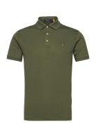 Custom Slim Fit Soft Cotton Polo Shirt Tops Polos Short-sleeved Green Polo Ralph Lauren