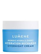 Lumene Nordic Hydra Hydration Recharge Overnight Cream 50 Ml Nattkräm Beauty Women Skin Care Face Moisturizers Night Cream Nude LUMENE