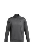 Ua Armour Fleece 1/4 Zip Sport Sweatshirts & Hoodies Fleeces & Midlayers Grey Under Armour