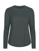 Team Logo Long Sleeve Sport T-shirts & Tops Long-sleeved Green Röhnisch