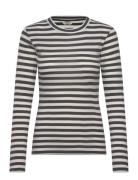 2X2 Cotton Stripe Tuba Tee Ls Tops T-shirts & Tops Long-sleeved Multi/patterned Mads Nørgaard