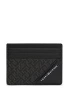 Th Monogram Cc Holder Accessories Wallets Cardholder Black Tommy Hilfiger