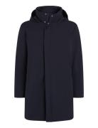 Technical Twill Parka Uldfrakke Frakke Navy Calvin Klein