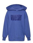 Organic Sweat Heidi Sweatshirt Tops Sweatshirts & Hoodies Hoodies Blue Mads Nørgaard