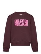 Organic Sweat Talinka Sweatshirt Tops Sweatshirts & Hoodies Sweatshirts Burgundy Mads Nørgaard