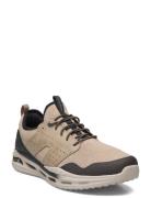 Mens Relaxed Fit - Arch Fit Orvan - Germain Low-top Sneakers Beige Skechers