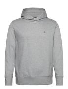 Reg Emb Archive Shield Hoodie Tops Sweatshirts & Hoodies Hoodies Grey GANT