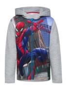 Sweats Tops Sweatshirts & Hoodies Hoodies Grey Spider-man