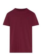 26/1 Jersey-Ss Cn-Tp-Tsh Tops T-Kortærmet Skjorte Burgundy Ralph Lauren Kids