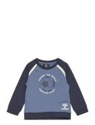 Hmlbobby Sweatshirt Tops Sweatshirts & Hoodies Sweatshirts Blue Hummel