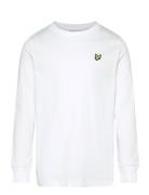 Plain Ls T-Shirt Tops Sweatshirts & Hoodies Sweatshirts White Lyle & Scott