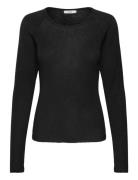 Cc Heart Lana Knitted Sweater Tops Knitwear Jumpers Black Coster Copenhagen