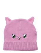 Nmfjuma Gabby Knit Hat Sky Accessories Headwear Hats Beanie Pink Name It