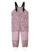 Nmfalfa08 Softshell Bib Pant Flower Fo Outerwear Rainwear Bottoms Pink Name It