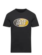 Jcoray Color Tee Ss Crew Neck Fst Jnr Tops T-Kortærmet Skjorte Black Jack & J S