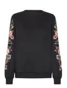 Olmconny Life L/S O-Neck Swt Tops Sweatshirts & Hoodies Sweatshirts Black Only Maternity