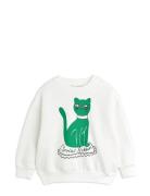 Cat Sp Sweatshirt Tops Sweatshirts & Hoodies Sweatshirts White Mini Rodini